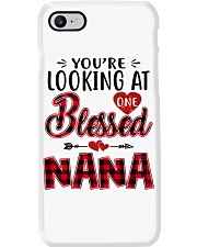 One Blessed Nana - Red Phone Case tile