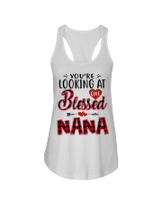 One Blessed Nana - Red Ladies Flowy Tank tile