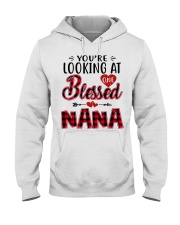 One Blessed Nana - Red Hooded Sweatshirt tile