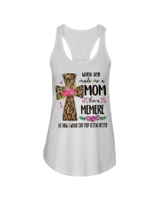 Mom Then A Memere - Cross 2 Ladies Flowy Tank tile