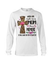 Mom Then A Memere - Cross 2 Long Sleeve Tee tile