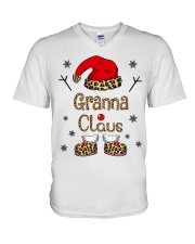 Granna Claus - Funny V-Neck T-Shirt tile