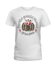 Thankful Grateful And Blessed - Grandma Ladies T-Shirt tile