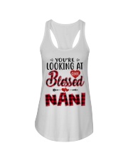 One Blessed Nani - Red Ladies Flowy Tank tile