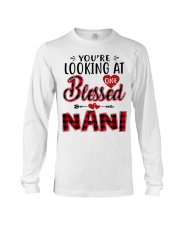 One Blessed Nani - Red Long Sleeve Tee tile