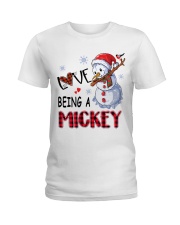 I Love Being A Mickey - Xmas Ladies T-Shirt tile