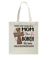 Mom Then A Bobeh - Cross Tote Bag tile