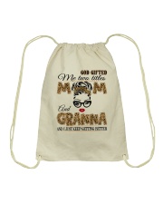 Mom And Granna - 2022.Png Drawstring Bag tile