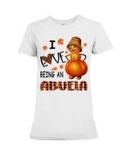 I Love Being An Abuela - Great Premium Fit Ladies Tee tile
