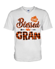 Blessed Gran - Autumn V-Neck T-Shirt tile