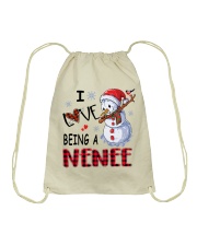 I Love Being A Nenee - Xmas Drawstring Bag tile