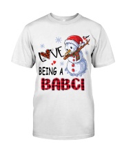 I Love Being A Babci - Xmas Classic T-Shirt front