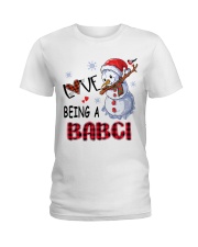I Love Being A Babci - Xmas Ladies T-Shirt tile
