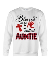 Blessed To Be Called Auntie - Red Crewneck Sweatshirt tile