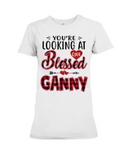 One Blessed Ganny - Red Premium Fit Ladies Tee tile