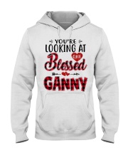 One Blessed Ganny - Red Hooded Sweatshirt tile
