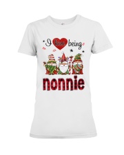 I Love Being Nonnie - R Premium Fit Ladies Tee tile