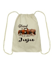 Blessed To Be Called Juju - Autumn Drawstring Bag tile