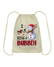 I Love Being A Bubbeh - Xmas Drawstring Bag tile
