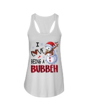 I Love Being A Bubbeh - Xmas Ladies Flowy Tank tile