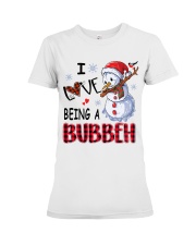 I Love Being A Bubbeh - Xmas Premium Fit Ladies Tee tile