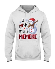 I Love Being A Memere - Xmas Hooded Sweatshirt tile