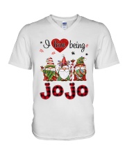 I Love Being Jojo - R V-Neck T-Shirt tile