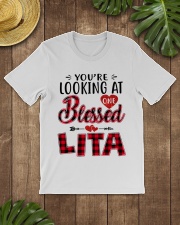 One Blessed Lita - Red Classic T-Shirt lifestyle-mens-crewneck-front-18