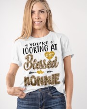 One Blessed Nonnie - Leo Classic T-Shirt apparel-classic-tshirt-lifestyle-front-100