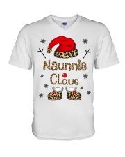 Naunnie Claus - Funny V-Neck T-Shirt tile