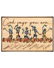 Skeleton - God Says You Are 17x11 Poster front