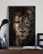 Jesus And Lion 15 11x17 Poster lifestyle-poster-2