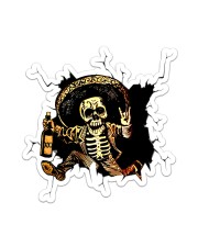 Skull Crack St Sticker - Single (Vertical) front