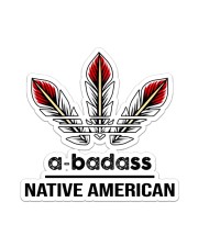 Native Abadass Sticker Sticker - Single (Vertical) front