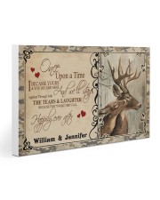 Custom Name Buck And Doe Once Upon A Time Gallery Wrapped Canvas Prints tile