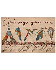 Native God Says You Are 17x11 Poster front