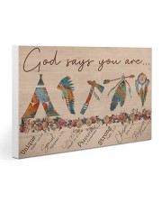 Native God Says You Are Gallery Wrapped Canvas Prints tile