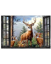 Three Deers By The Window 17x11 Poster front