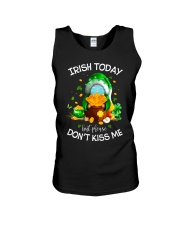 Gnome Irish Today But Don't Kiss Me Unisex Tank tile