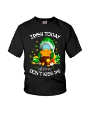 Gnome Irish Today But Don't Kiss Me Youth T-Shirt tile