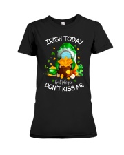Gnome Irish Today But Don't Kiss Me Premium Fit Ladies Tee tile