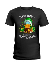 Gnome Irish Today But Don't Kiss Me Ladies T-Shirt tile