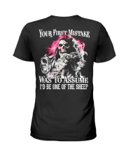 Skull Your FIrst Mistake 2 Sides Ladies T-Shirt tile