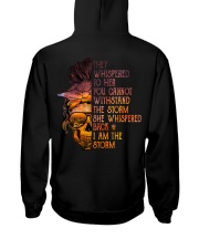 Skull - I Am The Storm 2 Sides Hooded Sweatshirt tile