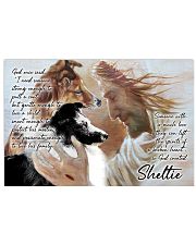 Sheltie God Once Said V3 17x11 Poster front