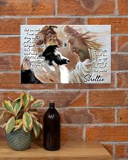 Sheltie God Once Said V3 17x11 Poster poster-landscape-17x11-lifestyle-23