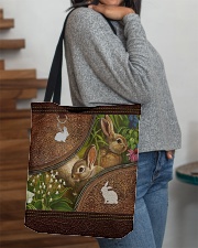 Love Rabbit Animal For Rabbit Lovers All-over Tote aos-all-over-tote-lifestyle-front-09