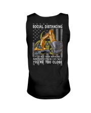 Operator Social Distancing Punch 2 Sides Unisex Tank tile