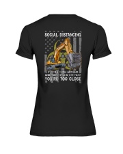 Operator Social Distancing Punch 2 Sides Premium Fit Ladies Tee tile
