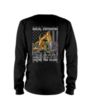 Operator Social Distancing Punch 2 Sides Long Sleeve Tee tile